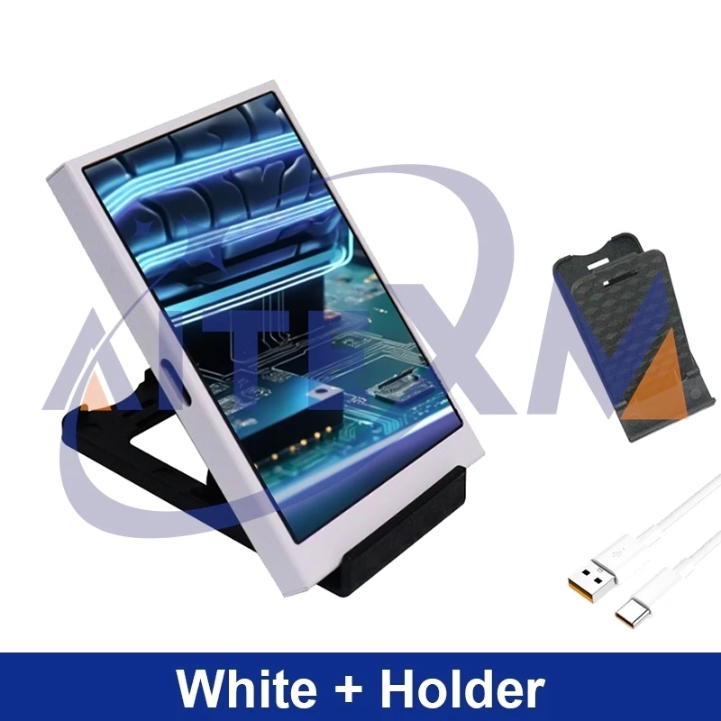 3.5 بوصة IPS نوع C شاشة ثانوية للكمبيوتر وحدة المعالجة المركزية GPU RAM HDD عرض 320*480 USB شاشات كريستال بلورية بحرية AIDA64 Win 10 11