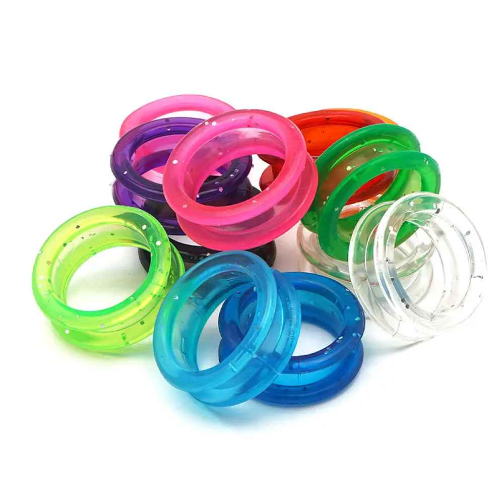 Professional Hairdressing Shear Accessory Silicone Scissor Finger Rings Non Slip Grip Comfortable Barber Tool Finger Guard