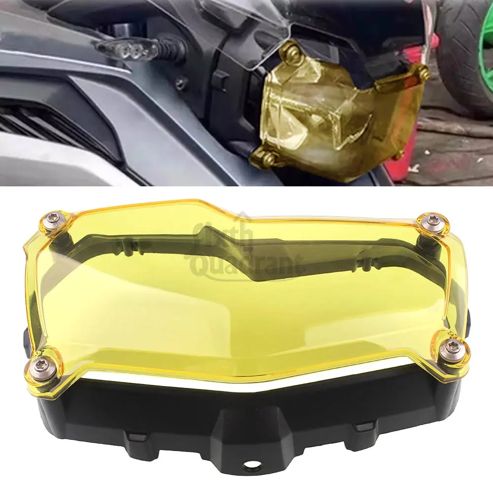 1 Set Motorcycle Headlight Screen Protective Cover Yellow For BMW F750GS-K80 18-23 F850GS-K81 18-23 F850GS adventure-K82 18-23