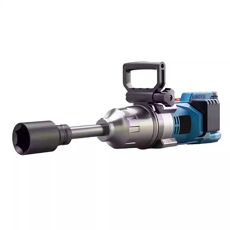 Brushless 4000N·m Electric Wrench Dual-Battery Impact Wrench High-Power Air Hammer Lithium-Ion Impact Wrench