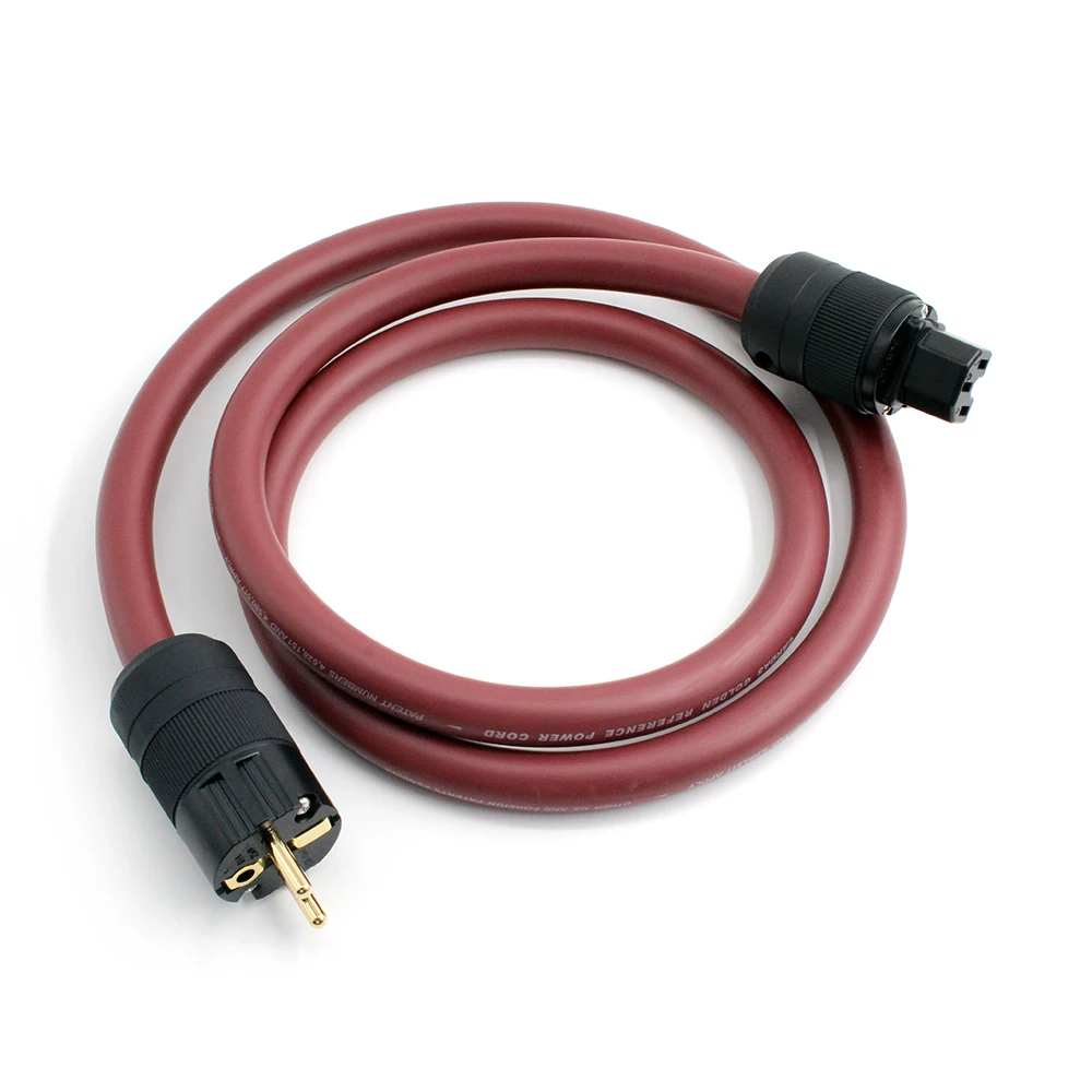 Cavo di alimentazione audio HiFi CARDAS 5C Golden Reference con alimentazione versione Schuko USA/UE placcata in oro