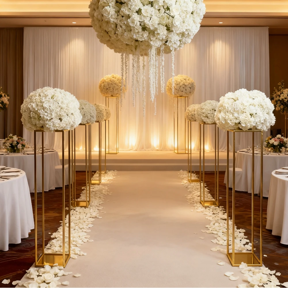 

6 шт., 120-150 см, высота) f30, свадебный цветок, настенная панель, фон, сценическая подставка, свадебная вечеринка, день рождения, сценические украшения, фон P