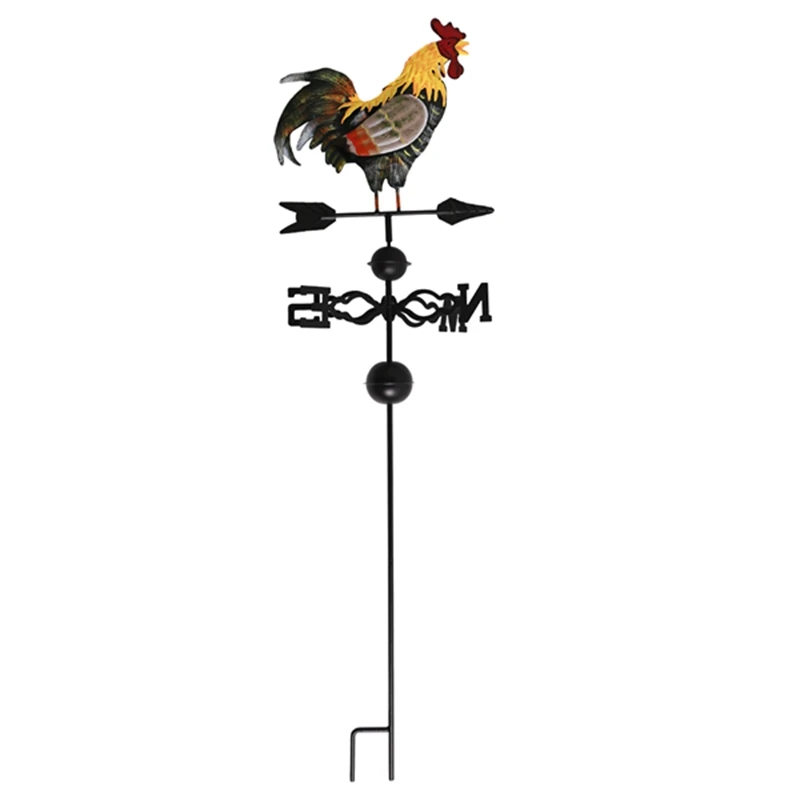 YWDZ-Metal Weather Vane With Rooster Ornament Wind Vane Weather Vain For Roof Weather Vanes For Roofs Rooster Weathervane