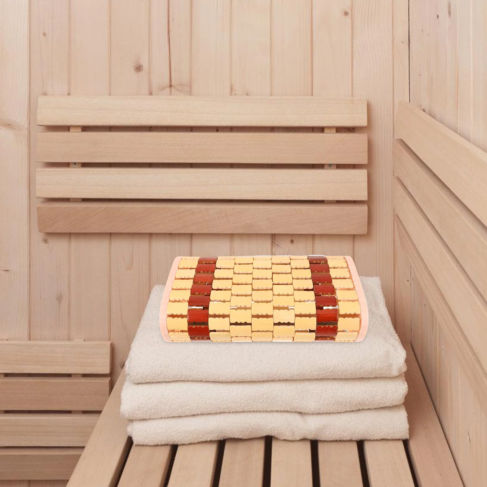 

Bamboo Pillow Hollow Woven Cooling Breathable Lumbar Support Ergonomic Cervical Pillow For Sleep Neck Rest Bed Body Cushion