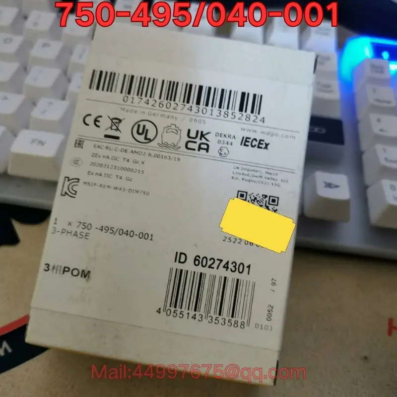 

Совершенно новый модуль ПЛК 750-495/040-001