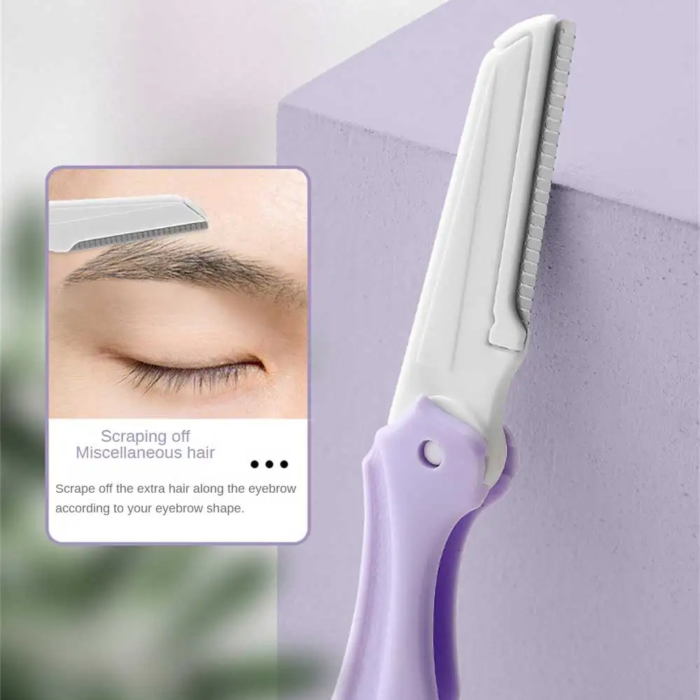 Travel-friendly High-quality Convenient Grooming Trendy Tweezing Bestselling Foldable Compact Eyebrow Shaper Eyebrow Tweezers