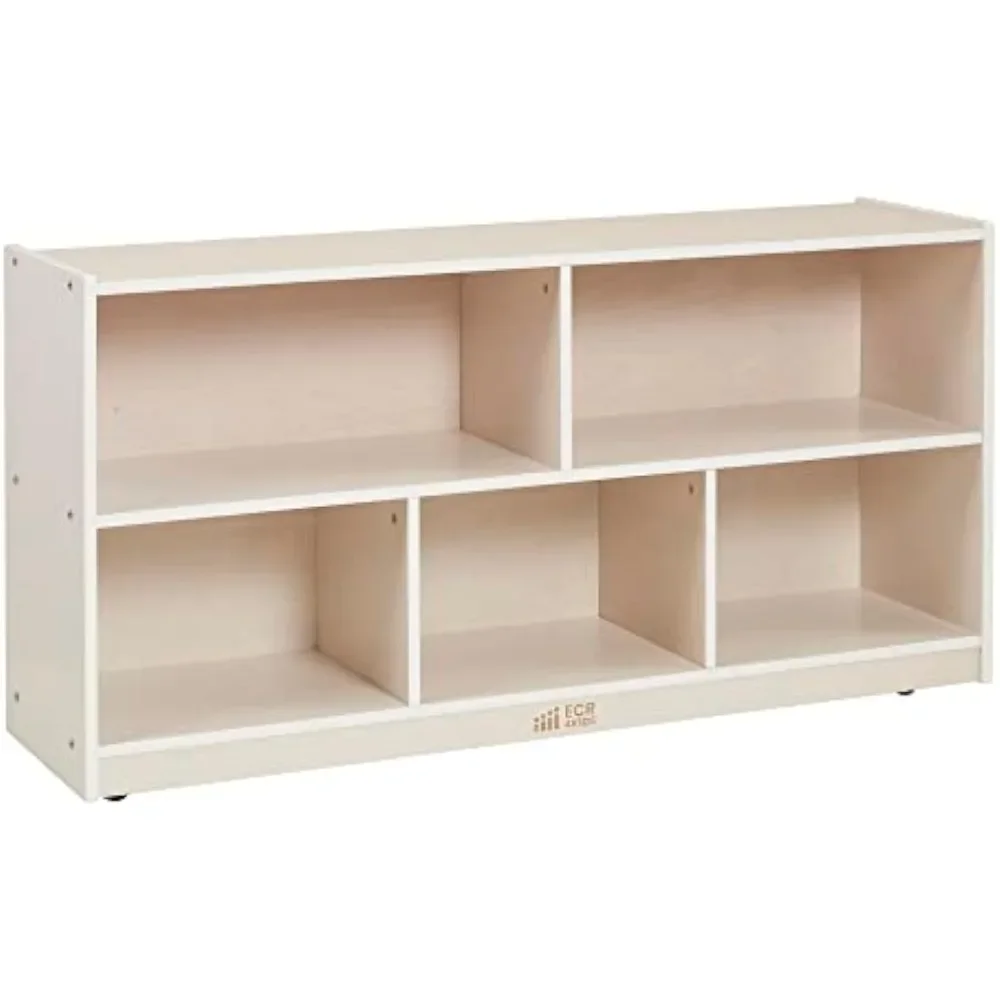 5-Compartment Mobile Storage Cabinet Shelf 24in Bookcase 13