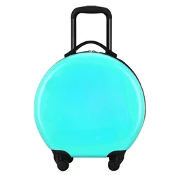 New Travel Box Roller Luggage Children's Trolley Box Round Boarding Case Password