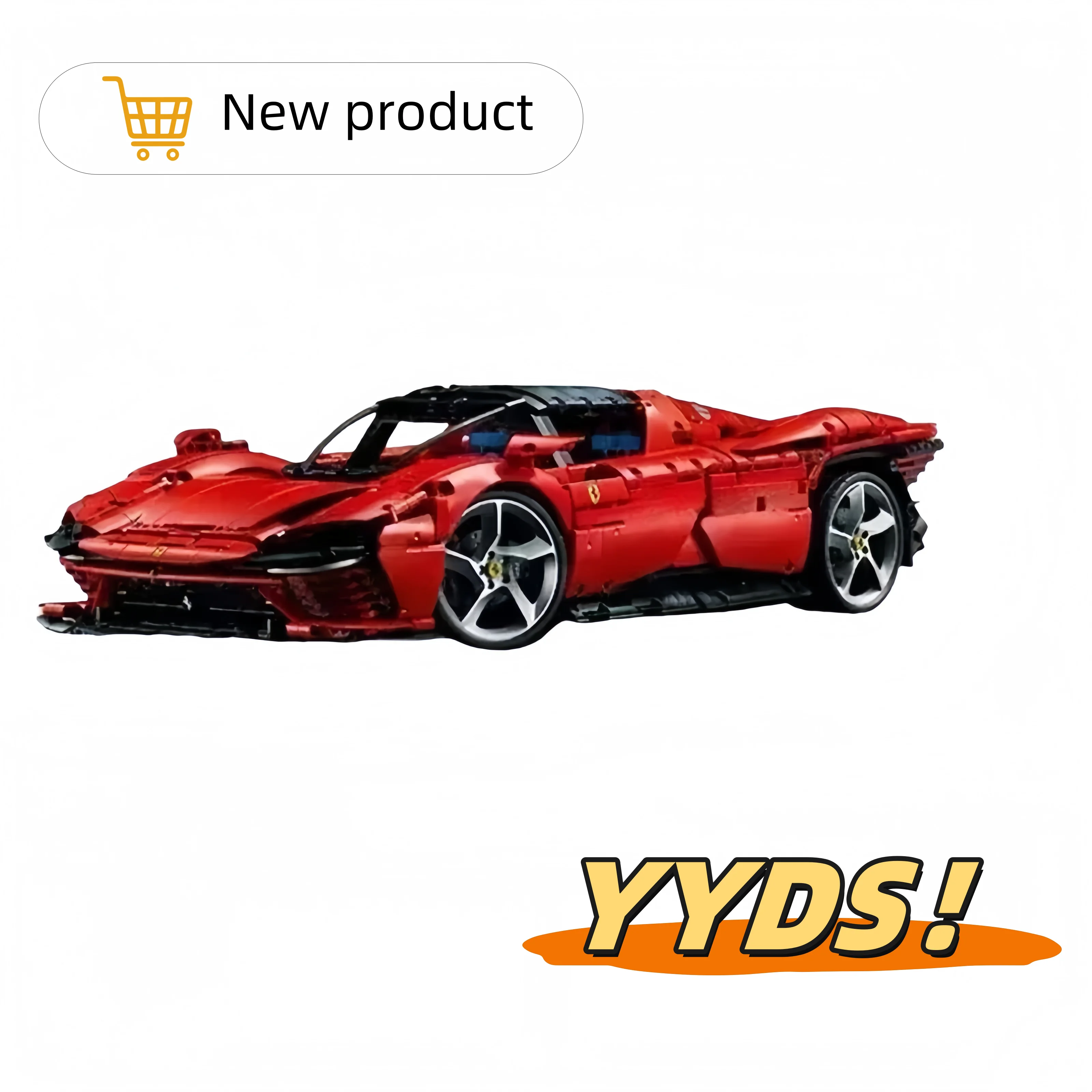 

ПОДХОДИТ 3778 Уд. Модель суперкара T é cnico Daytona SP3 для строительства крупных грузовиков, игрушки для сборки, подарки на день рождения для взрослых и мальчиков