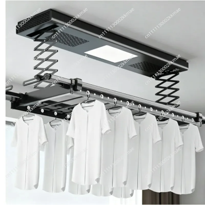Telescopic Clothes Dryer Electric Clothes Hanger Intelligent Remote Control Lifting Household Clothes Dryer Balcony Four Pole