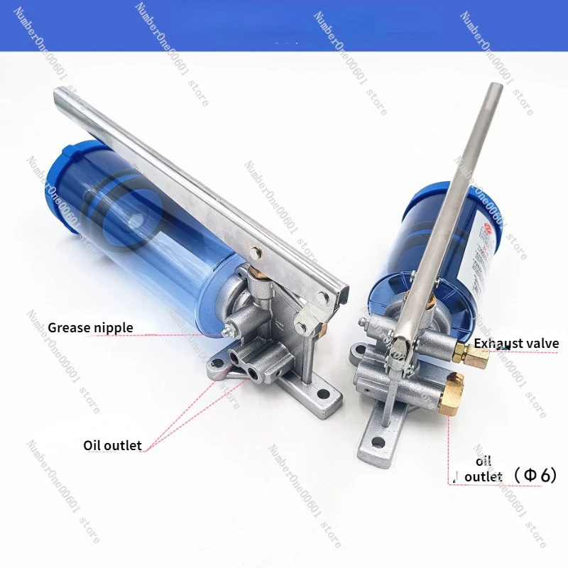 1PC manual lubricating oil pump hand lubrication 300CC/500CC/800CC hand operated grease pump press lubricating grease lubricator