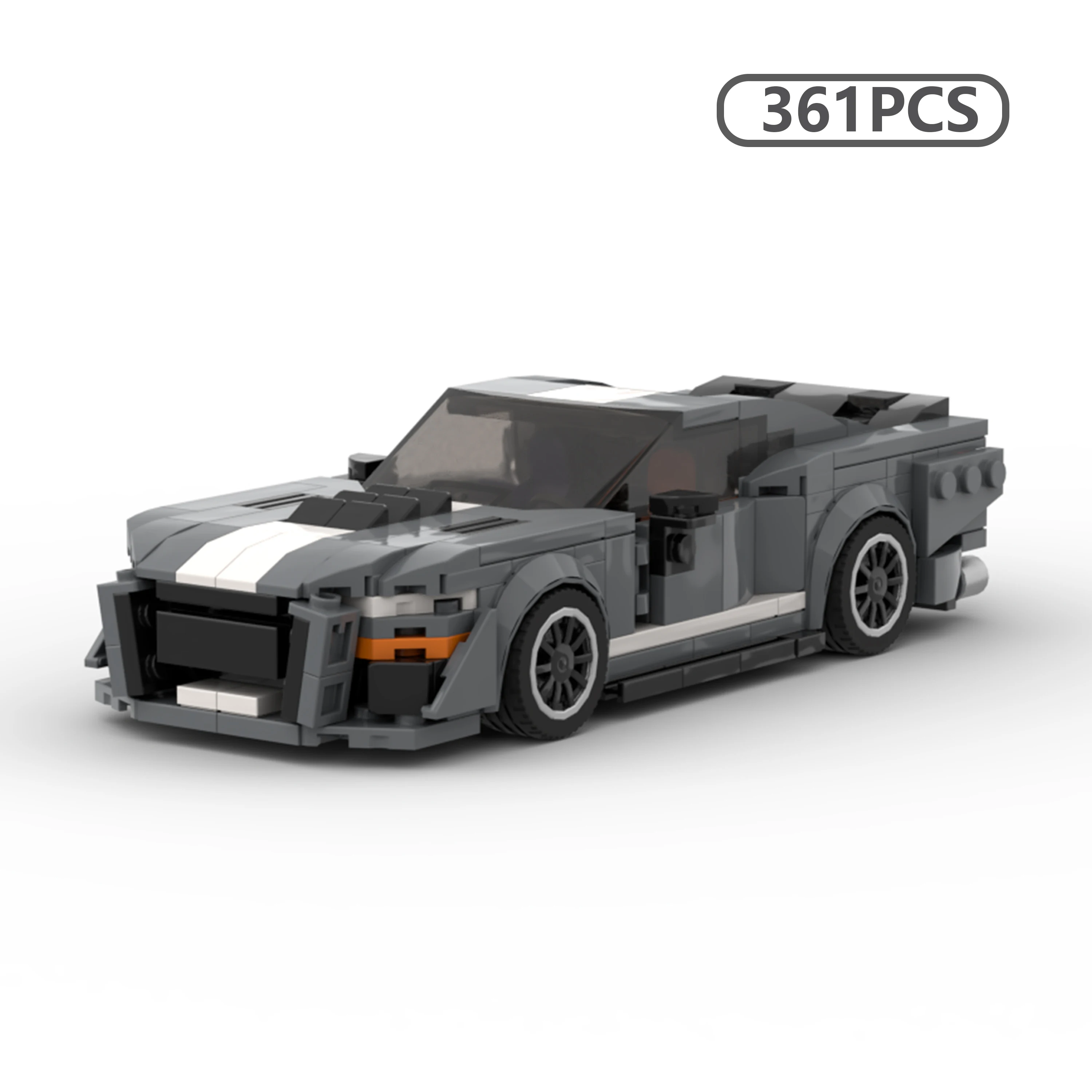 

MOC GT500 Supercar Building Blocks Creative Sports Car Model Assembly Toy Desktop Decor for Boys