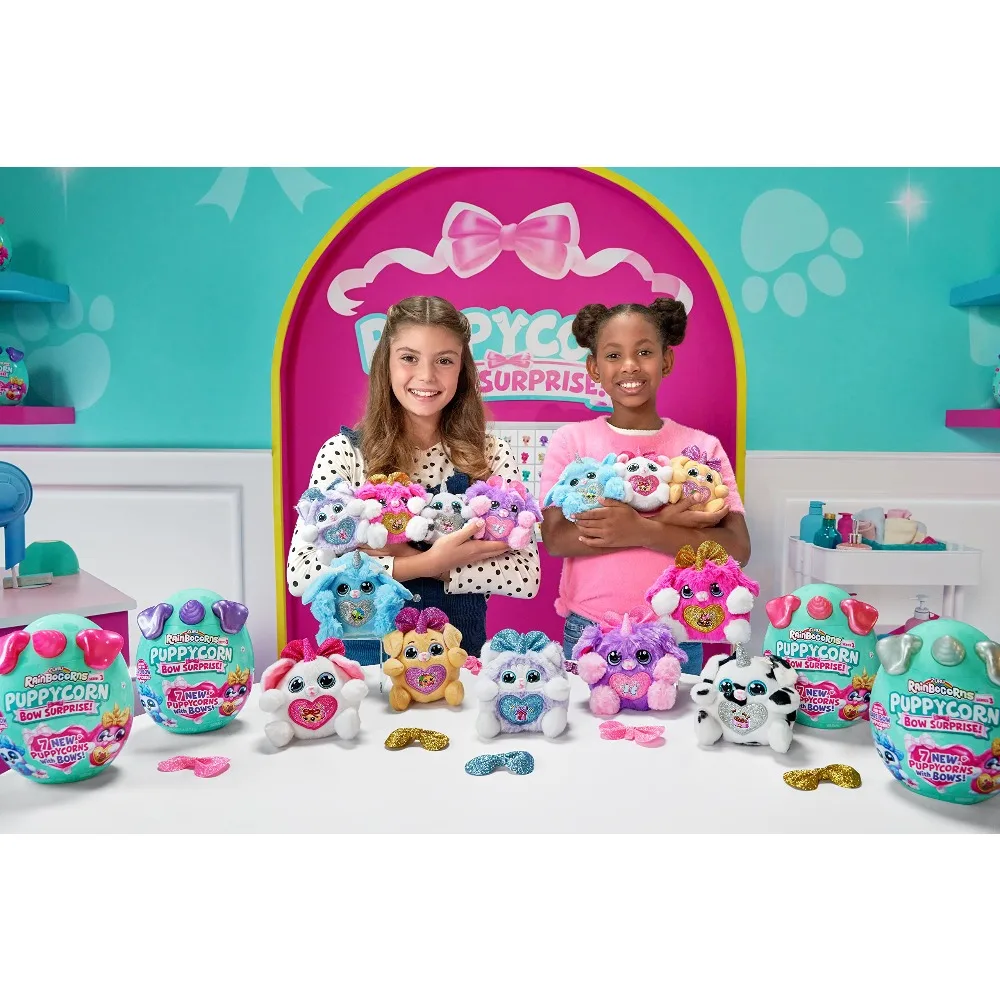 Rainbocorns ZURU Puppycorn Scent Surprise، حيوان محشو قطيفة قابل للجمع، بيضة مفاجئة، عبوة ملصقات، قطيفة للكلاب، لعمر 3 سنوات فما فوق #6
