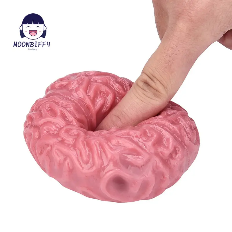 1pc Simple Antistress Fidget Toys Novelty Squishy Brain Toy Squeezable Fun Toys Relieve Stress Ball Cure Toy Novelty Funny Toy