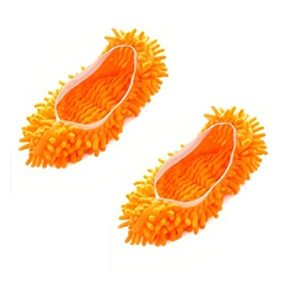 1 Pair Washable Cleaning Shoes Cover Multifunction Chenille Duster Mop Slippers Foot Socks for Floor Home