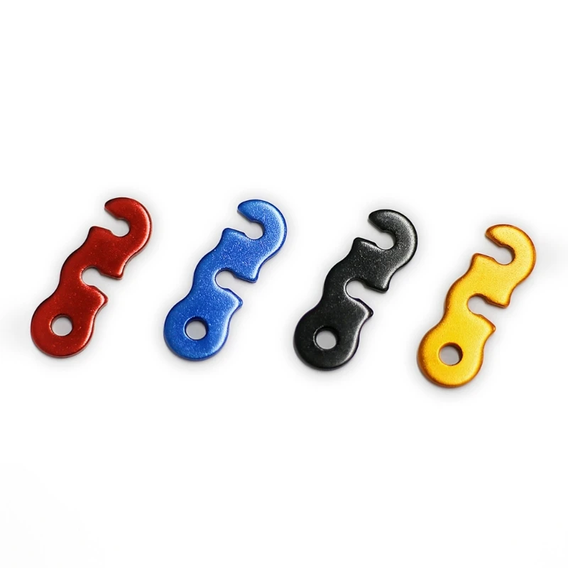 10 Pcs Aluminum Alloy Tent Rope Buckle Tent Fastener Tensioner Guyline Cord Adjuster Camping Accessories Durable