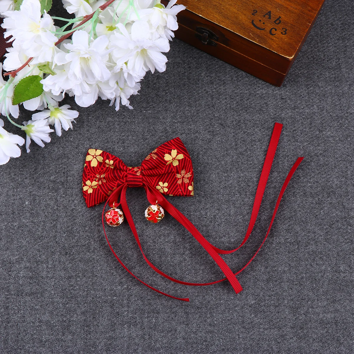 النمط الصيني مشبك شعر Bowknot تصميم غطاء الرأس احتفالي للفتيات السنة الجديدة دبوس الشعر اكسسوارات شرابة ديكور عطلة هدية اللعب