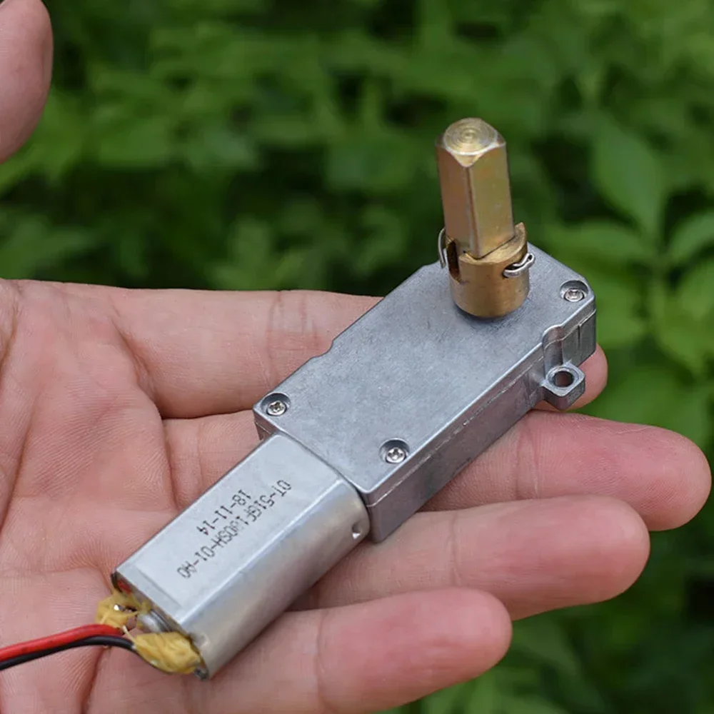 Mikro OT-51GF180SH 7 Tip Metal Turbo Sonsuz Şanzıman DİŞLİ MOTOR DC 5V 6V 9V 12V 62RPM Akıllı Kilit için Yavaş Hız Büyük Tork