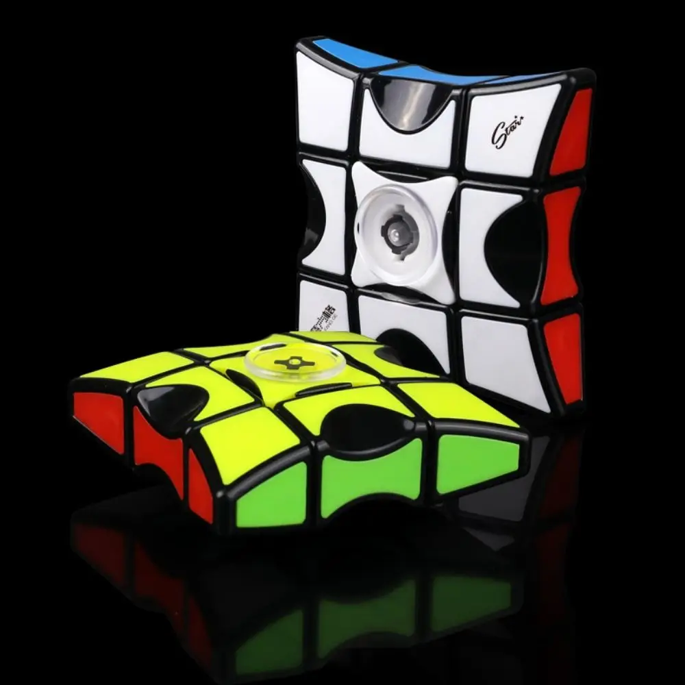 

Plastic Speedcube Fingertip Gyro Magic Blocks Match Spinner Magic Cube Changeable Montessori Puzzle Speed Cube Toy Kids Toy