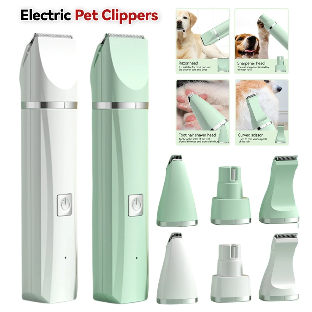 

Pet Electric Push Clippers Foot Hair Trimmer Professional Care Supplies Dog Cat Claw Pedicure Artifact Rechargeable Shaver