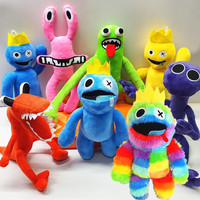 30cm Rainbow Friends Plush Toys Animation Kawaii Monster Stuffed Doll Role Cartoon Game Puppet Toys For Children Christmas Gifts