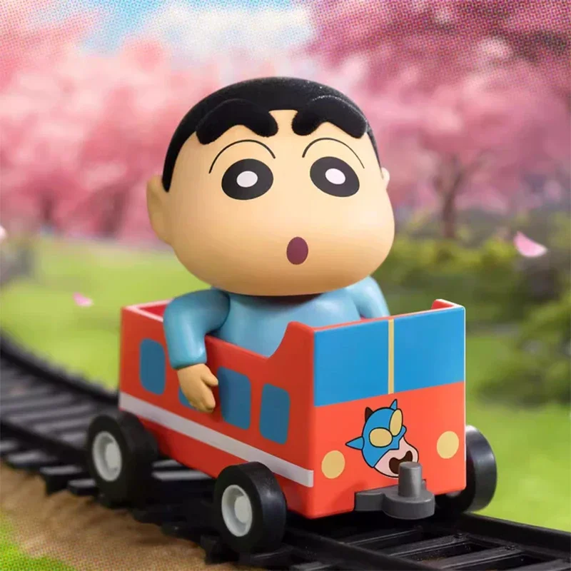 

52TOYS Crayon Shin-chan RAILWAY SQUAD Series Blind Box Guess Bag Mystery Box Toys Doll Cute Anime Figure Desktop Ornaments Gift