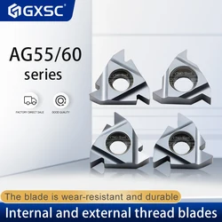 06IR/08IR/11IR/ER/16ER/IR/22ER/IR A55 AG60 N55 N60 High-Quality Numerical Control Lathe Inserts Threaded Blade Cutting Tool Part