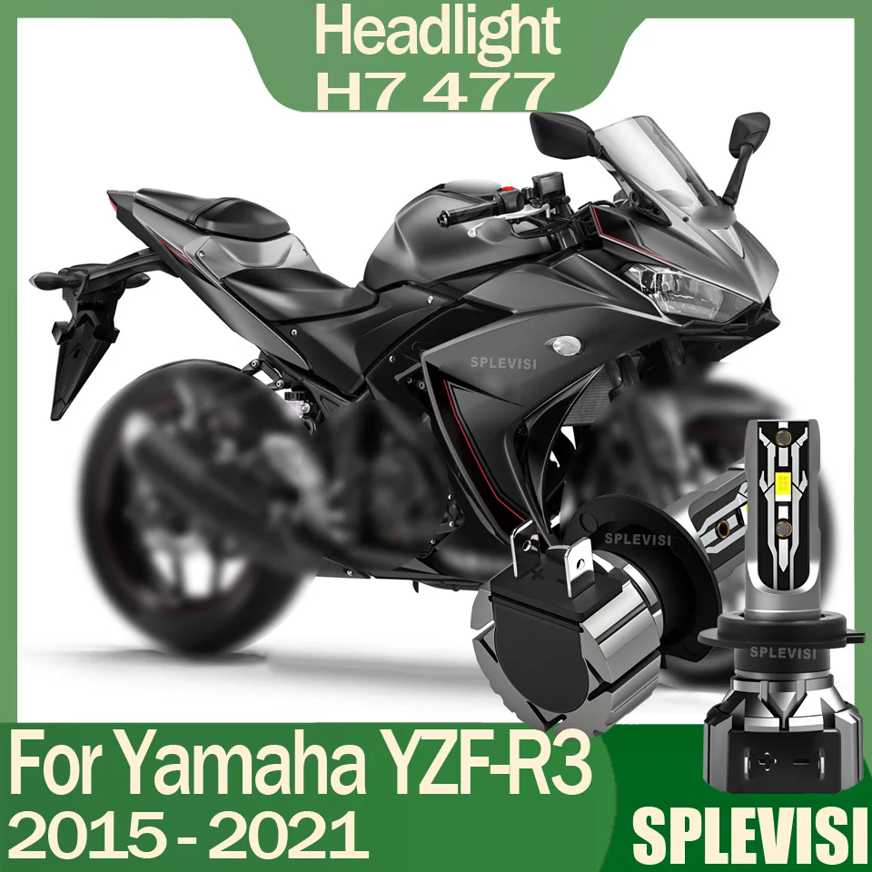 

Dust-Proof Shock-Resistant Tool-Free Installation Simple Setup Motorcycle Headlight For Yamaha YZF-R3 2015 2016 2017 2018-2021