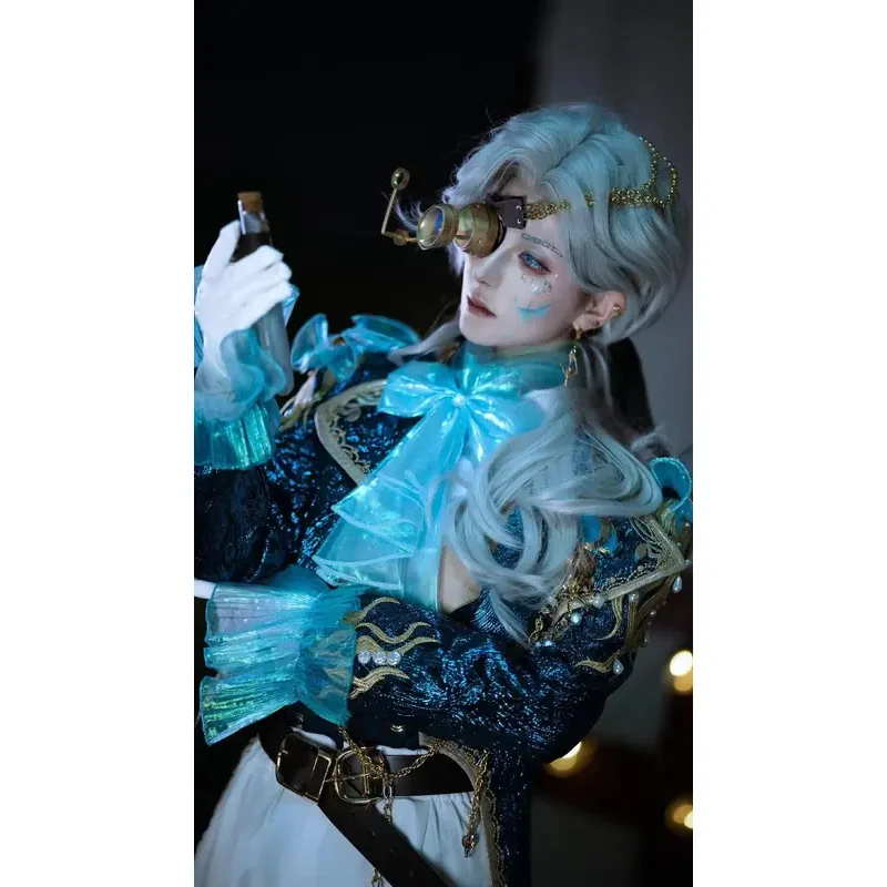 مجموعة أزياء CyIdentity V التأثيرية الملحن Cos Ghost Sail مجموعة ملابس تنكرية جديدة للبشرة للفتيات والنساء ملابس الهالوين للبالغين #3