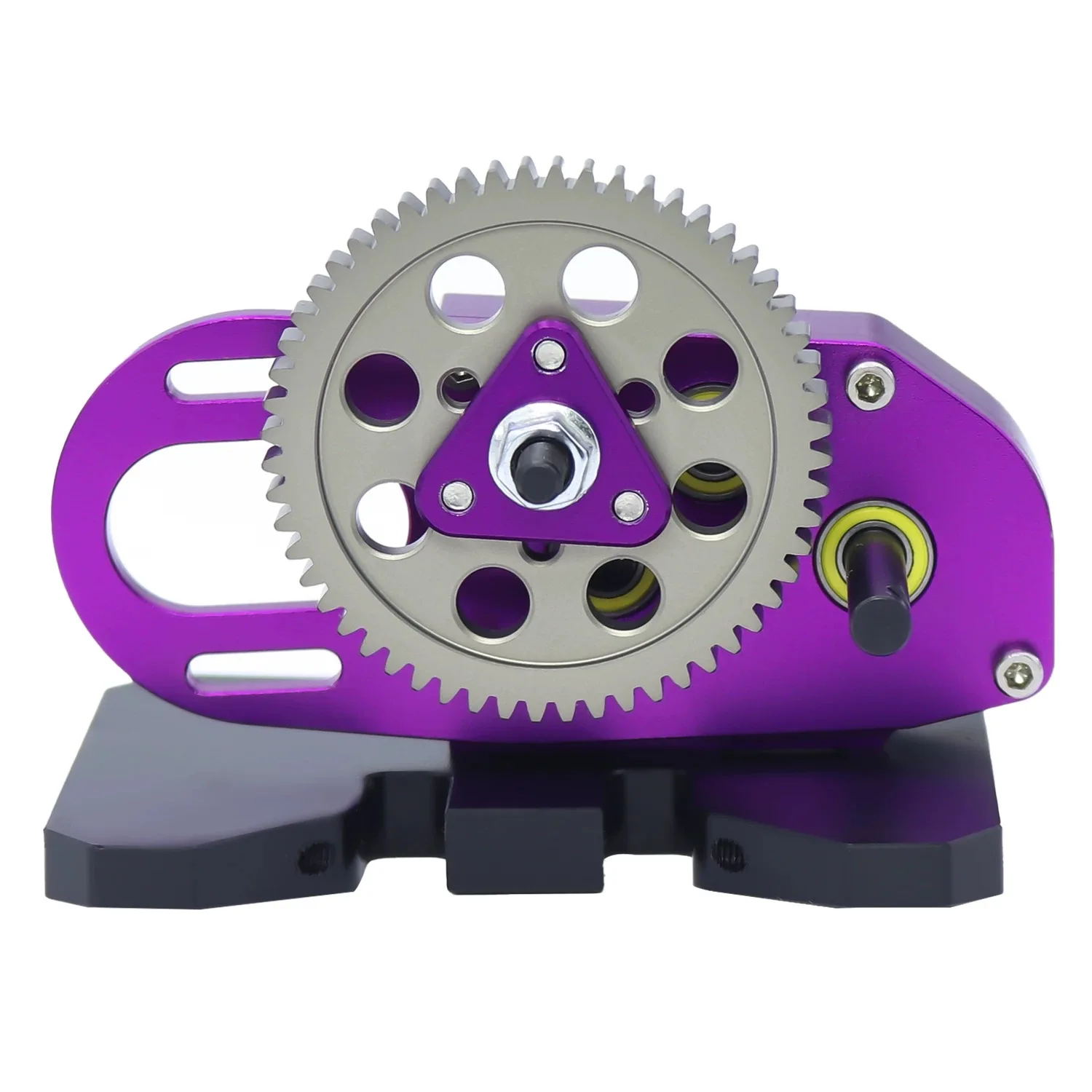 7075 Engranaje grande de aleación de aluminio 56T Engranajes rectos para 1/10 RC Car SCX10 TRX4 2. Piezas dedicadas LCG Wavebox de caja de cambios baja