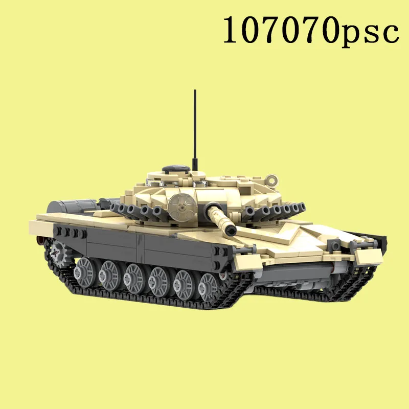 

Набор для творческой сборки MOC, 720 деталей, детская игрушка, креативный подарок, танк, бронетехника, строительные блоки, мелкие детали