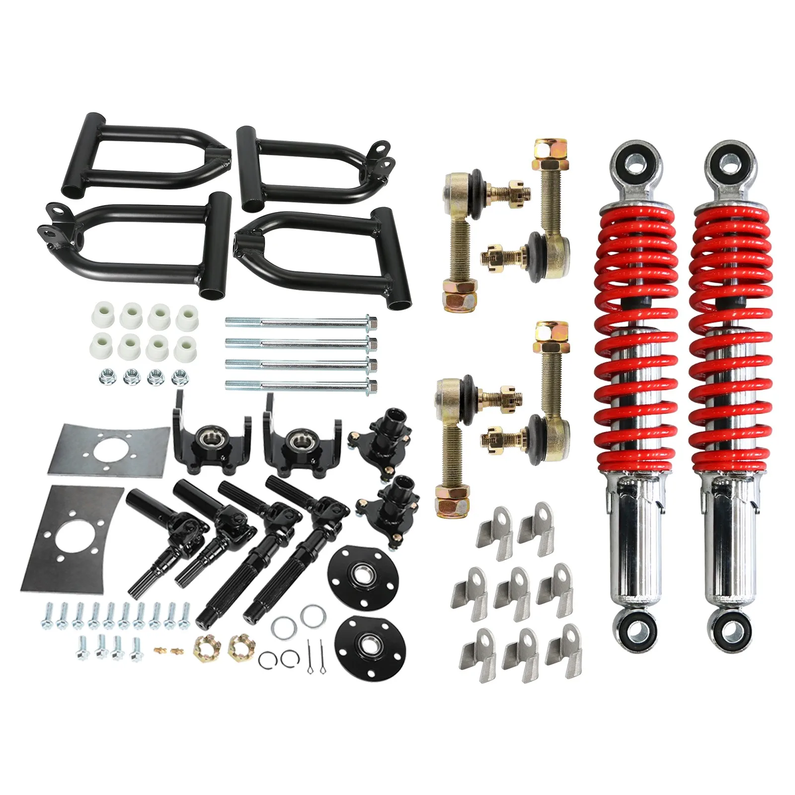 

260 мм передняя подвеска, поворотный рычаг, полный комплект, верхний нижний комплект торцевой тяги для ATV Quad Bike Go Kart