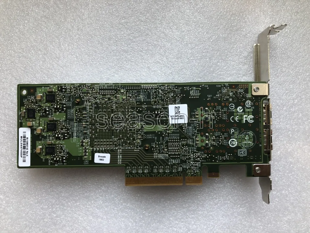 Untuk Brokat BR 18602 Kartu Adaptor Serat PCIe FC HBA Port Ganda