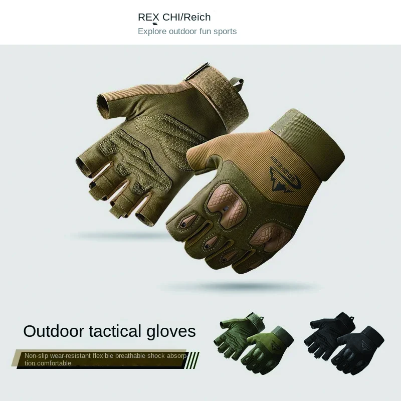 Tactical Gloves Full Half Finger Airsoft Combat Sports Gloves Men\'s Cycling Military Hunting Gloves Winter Work Warm Gloves