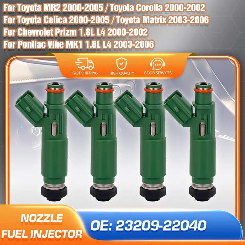 

Fuel Injector Nozzle For Toyota Matrix Pontiac Vibe 2003-2006 Toyota Corolla Chevy Prizm 2000-2002 Toyota Celica MR2 2000-2005
