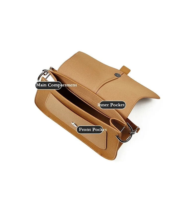 100% Cowhide Leather Women Saddle Bags Fashion Ladies Shoulder Bags Retro Women Handbags Female Side Bags view 5