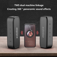 XDOBO 20W Audio TWS Wing 2020 Portable Wireless Bluetooth Audio IPX7 Waterproof Support TF Card/AUX Input Ultra Long Distance