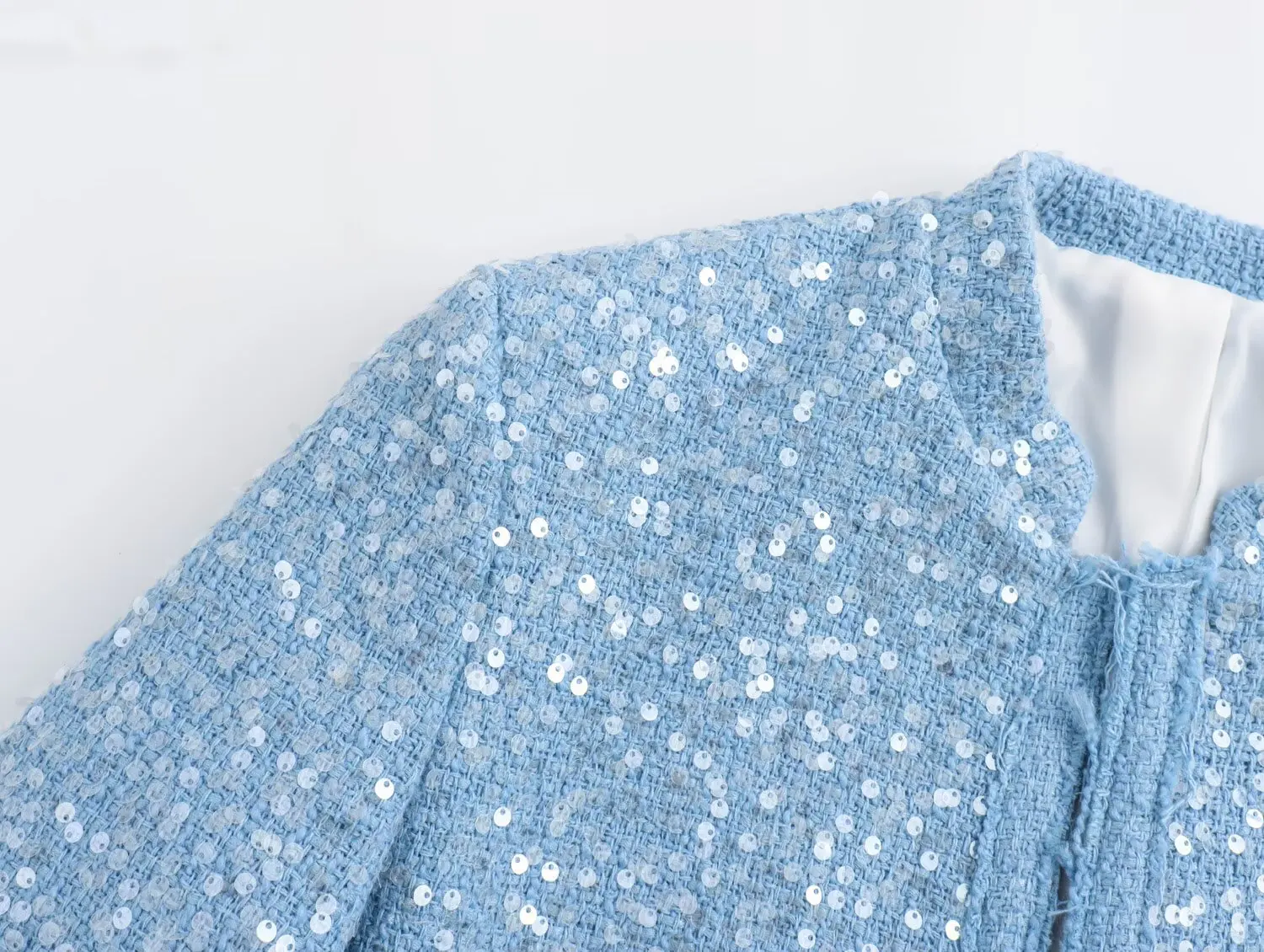 유럽 및 미국 2025 가을 신상품, 다재다능하고 패셔너블한 프렌치 스타일 긴 소매 비즈 자켓