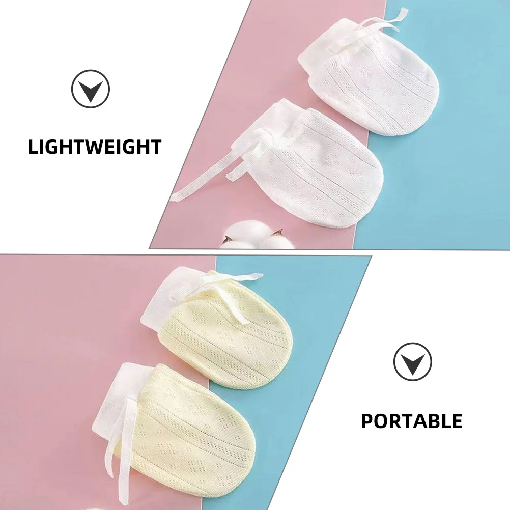 4 أزواج من القفازات المقاومة للخدش، قفازات قابلة للتنفس، قفازات ناعمة ومريحة لحماية البشرة