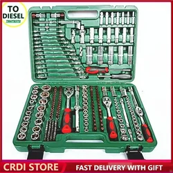 216PCS Automoitive Repair Sleeve Toolbox CRIN Injector Disassemble Tools