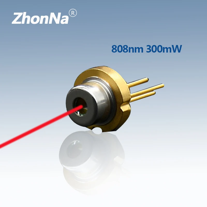 808nm 300 mW Laser Land 5.6mm TO18 Nie Pd Na Podcz Wień IR Lazer Diody Laserowej LD Wielo-t Noktowizor Wypełnić Swiatło, Celowan