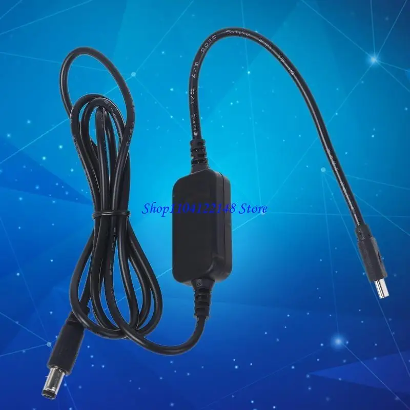 P9FA USB C PD Type C Male to 12V 20V 5.5x2.1mm Male Step Up Power Supply Cable for Wifi Router LED Light CCTV Camera and More