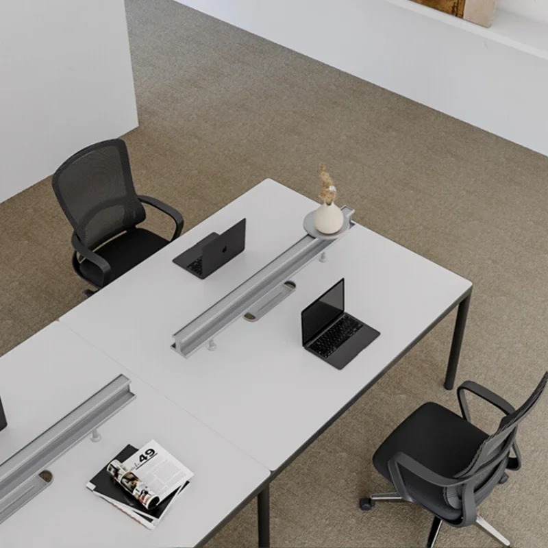 Office furniture, staff desk, minimalist screen workstation, 2/4/6, four person desk and chair combination