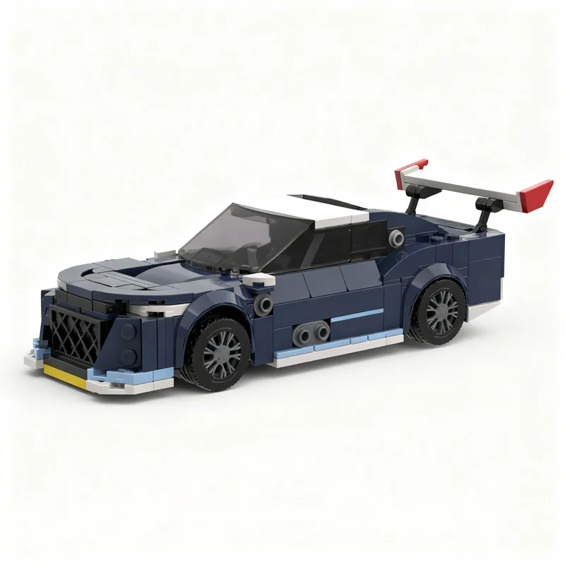 345 Piezas MOC Red Bull Ampol Racing Chevrolet Camaro Supercar City Champions, Bloques de Construcción de Modelos, Juguetes de Arquitectura Educativos