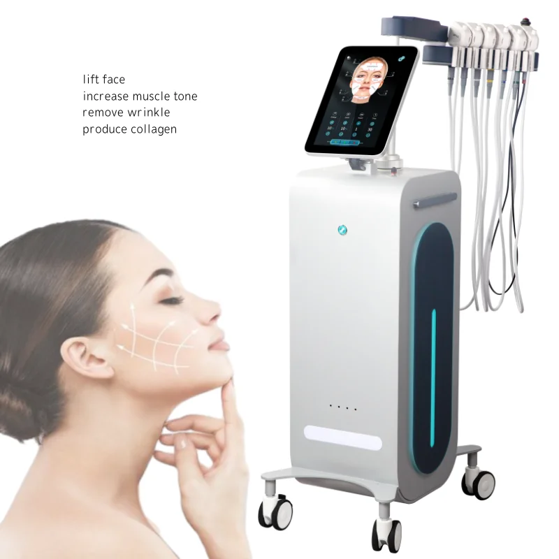 PE-face EMS Anti-aging Face Lift Facial Skin Tighten lifting Machine Wrinkle Reduction Female Strong Pulsed Electromagnetic SPA