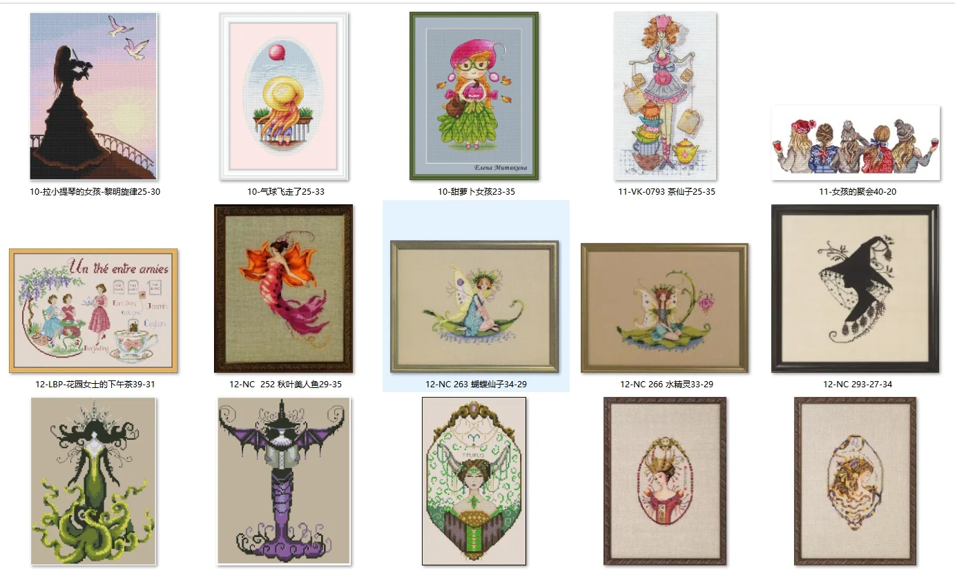 Cross Stitch Set Counted Cross Stitch Set,  Cross Stitch Kit  28ct 11ct 14ct 32ct Metallic aida  14- Christmas Day 2-34-34