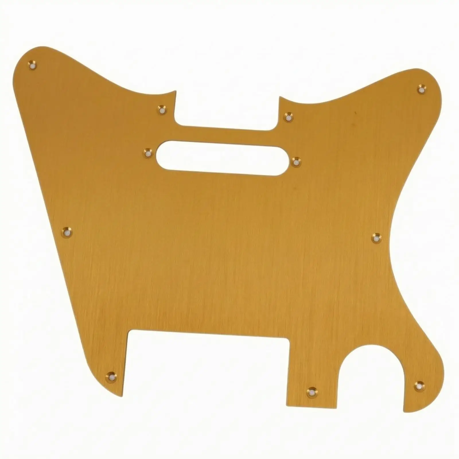 Guard Guitar Pickguard | Metal Construction, Brushed Finish, for Custom Builds