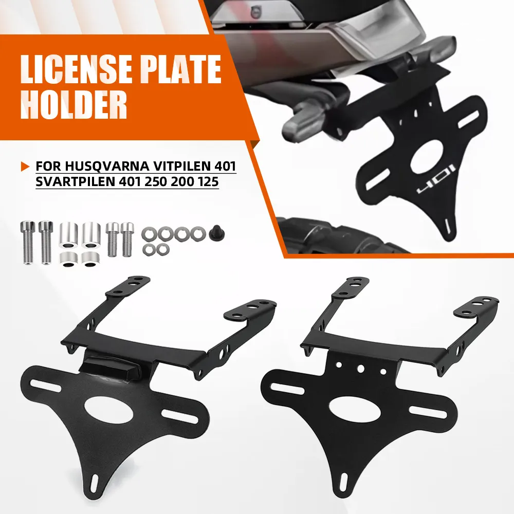 Motorrad-Kennzeichenhalter Fender Eliminator Kit für Husqvarna VitPilen 401 SvartPilen 401 250 200 125 – Kennzeichenhalterung