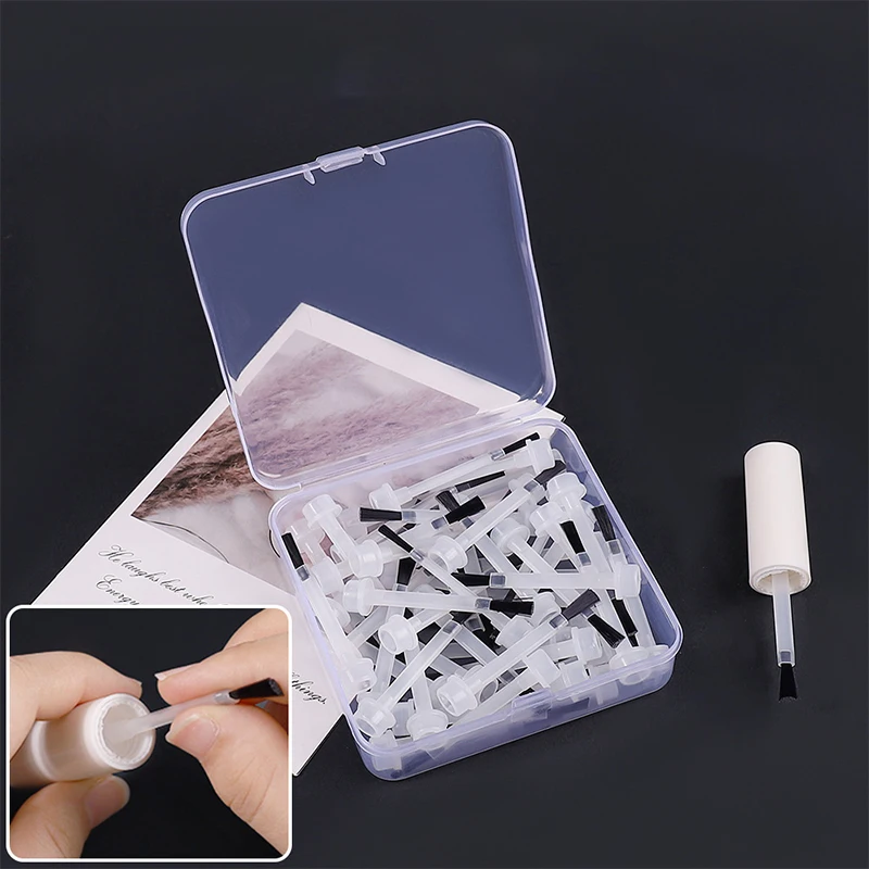 1pcs Fake Nails Transparent Square Organizer Display Box Dustproof Exquisite False Nails Jewelry Display Case Packing Boxes