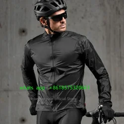 Unisex Waterproof Windbreaker MTB Ultralight Cycling Raincoat Outdoor Bicycle Lightweight Waterproof Vest Chubasquero Ciclismo